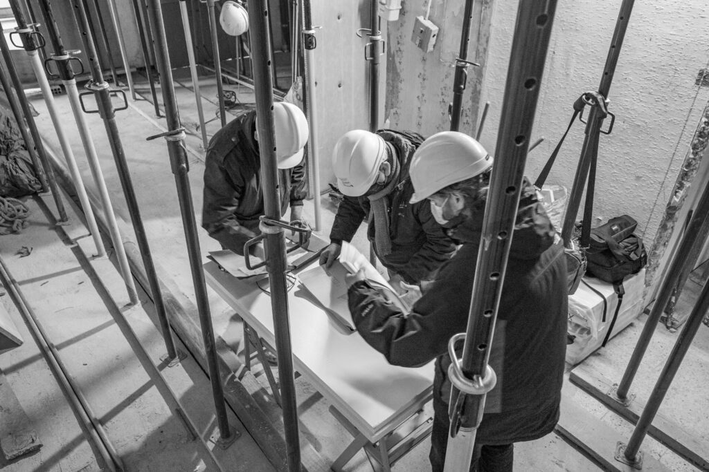 Inicios de una rehabilitación en Barcelona